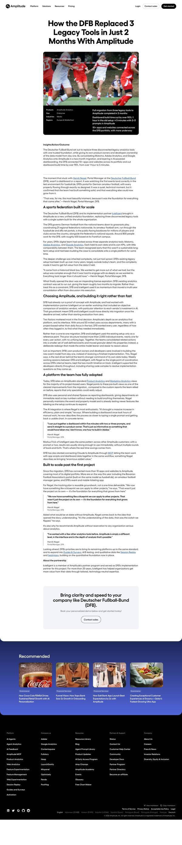 Amplitude case study