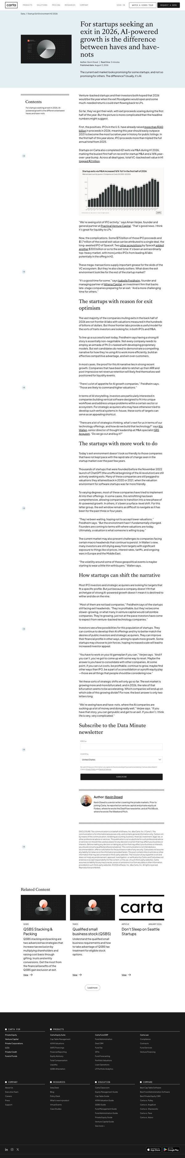 Carta executive brief