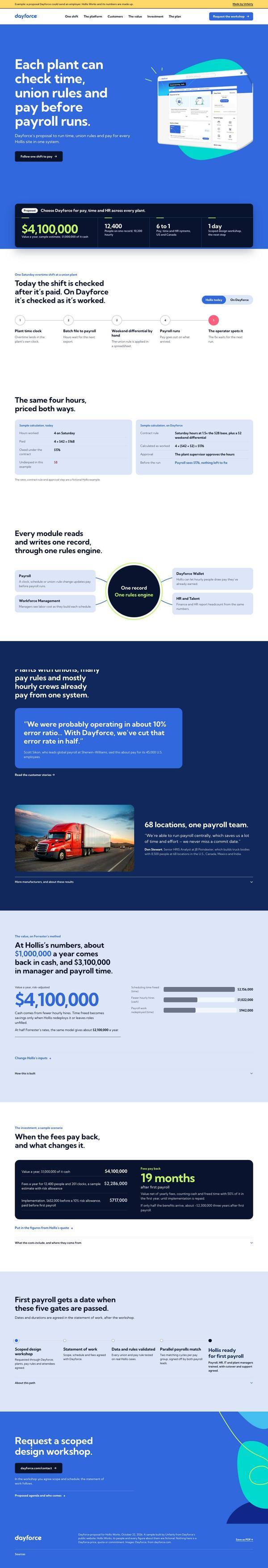 Dayforce proposal