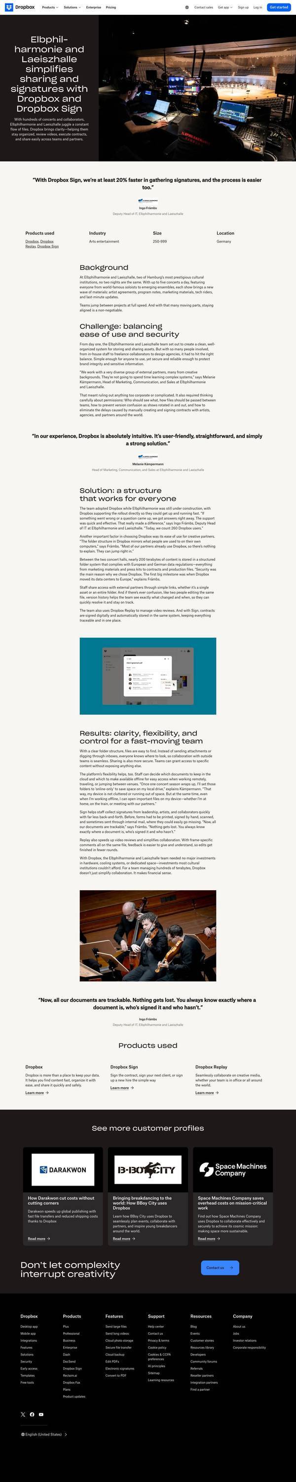 Dropbox case study