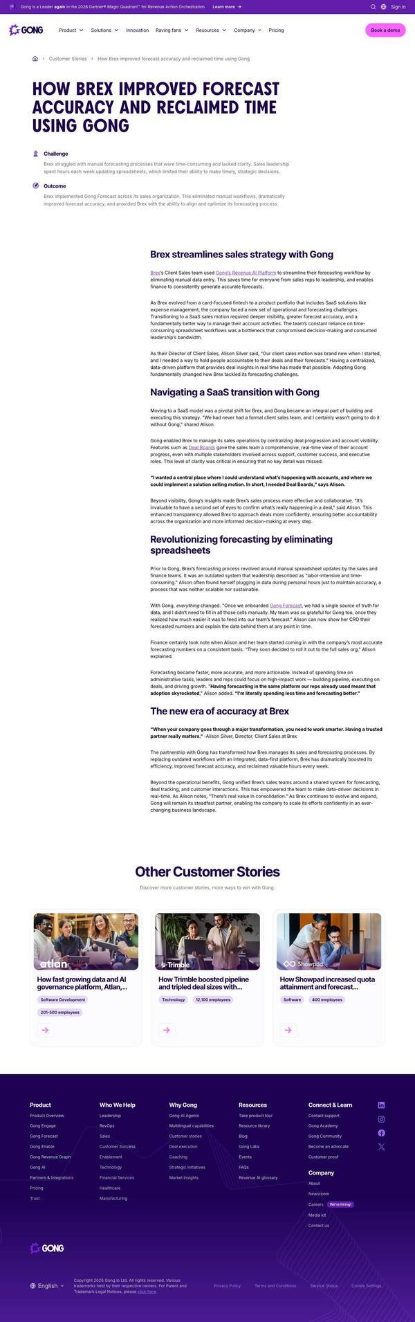 Gong Case study