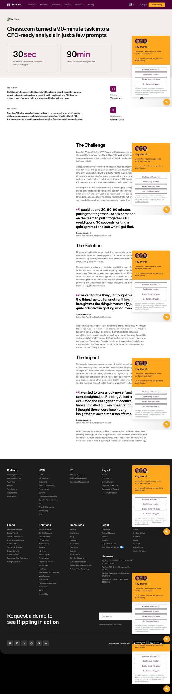 Rippling Case study