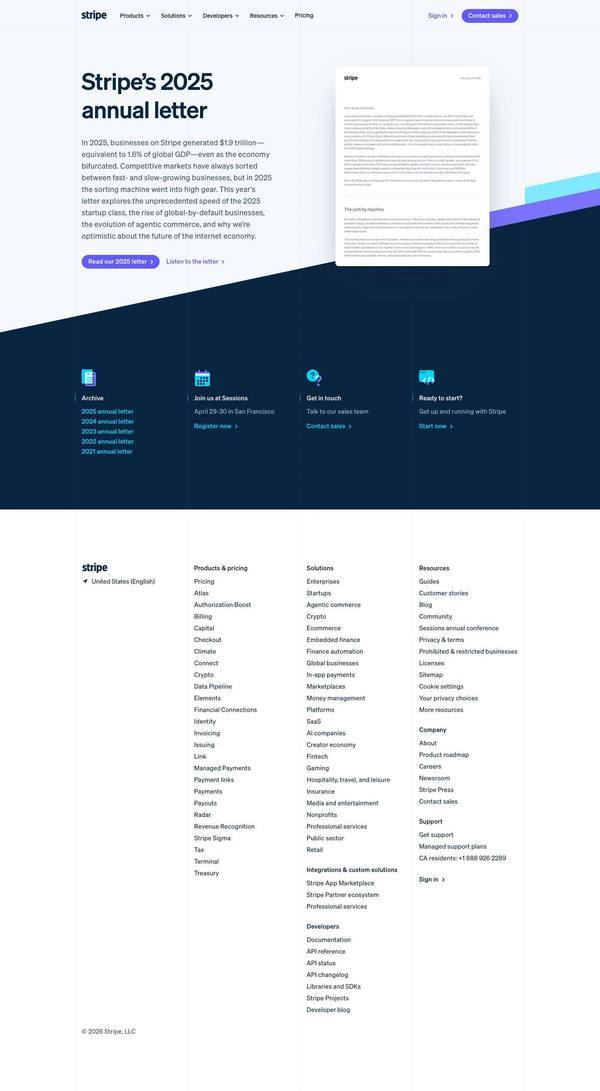 Stripe content marketing