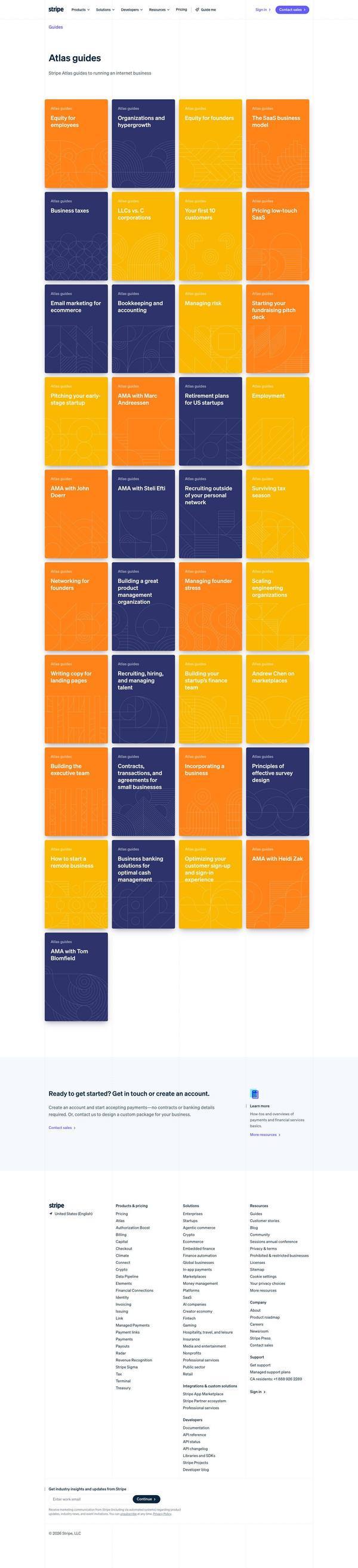 Stripe content marketing