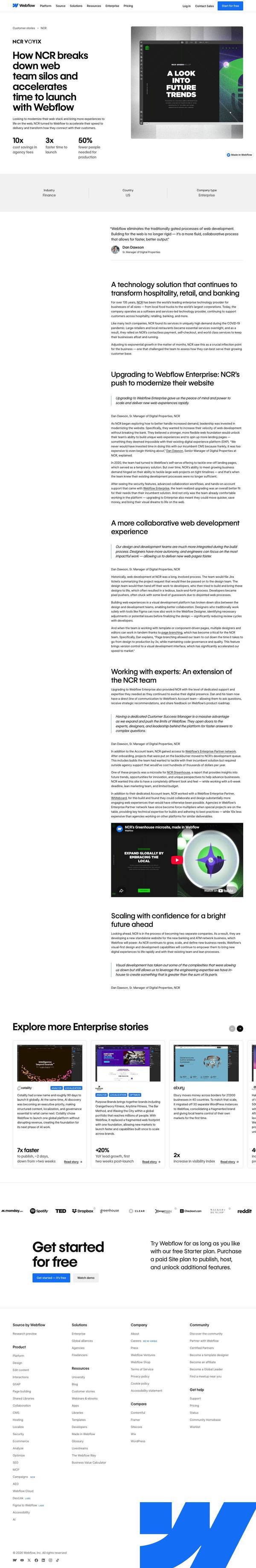 Webflow Case study