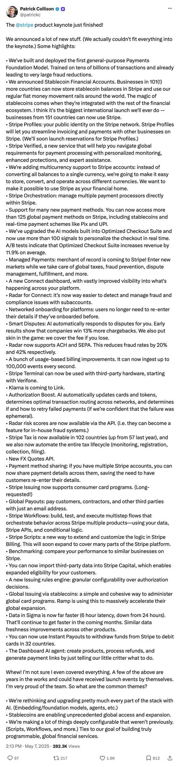Stripe x post