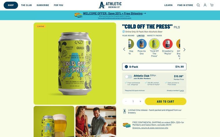 Athletic Brewing: "Cold Off The Press" – Athletic Brewing Company