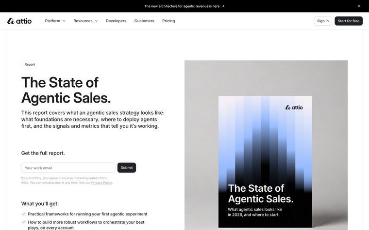 Attio: The State of Agentic Sales. | Attio