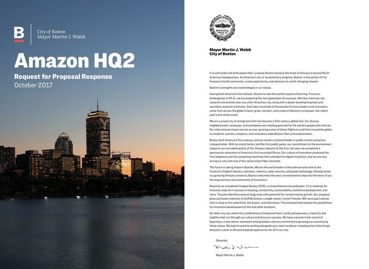 City of Boston: Proposal
