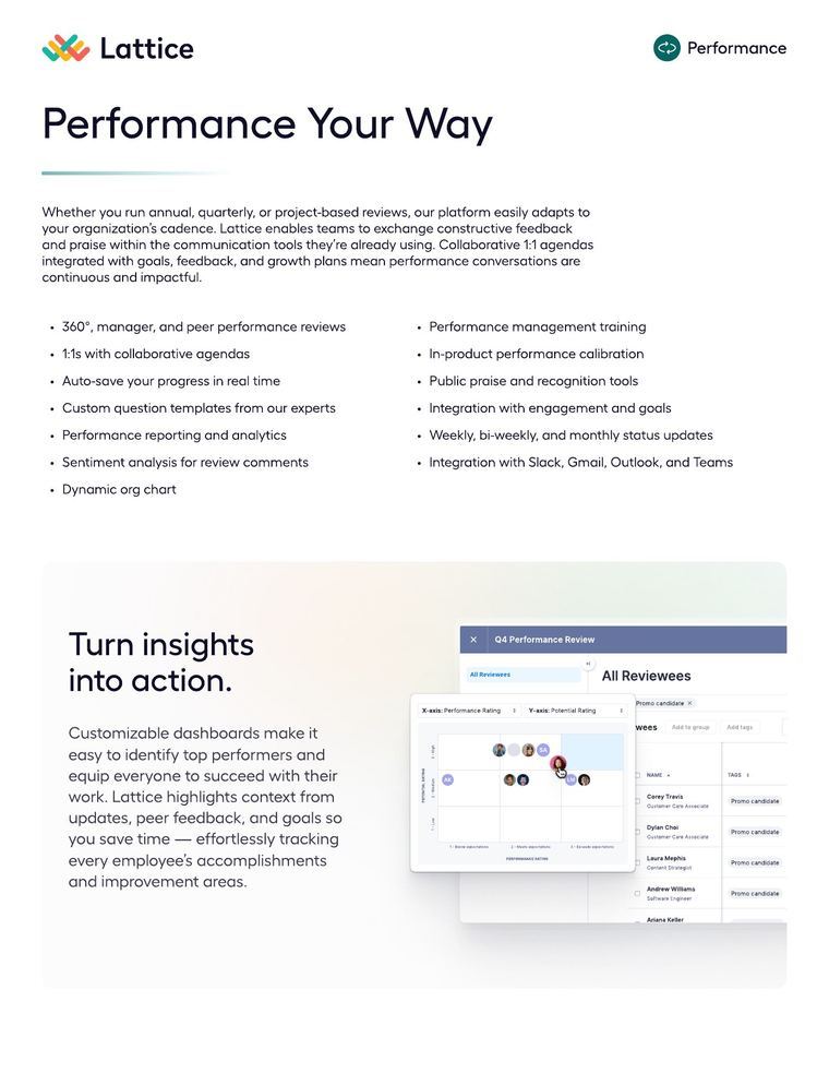 Lattice: One-pager