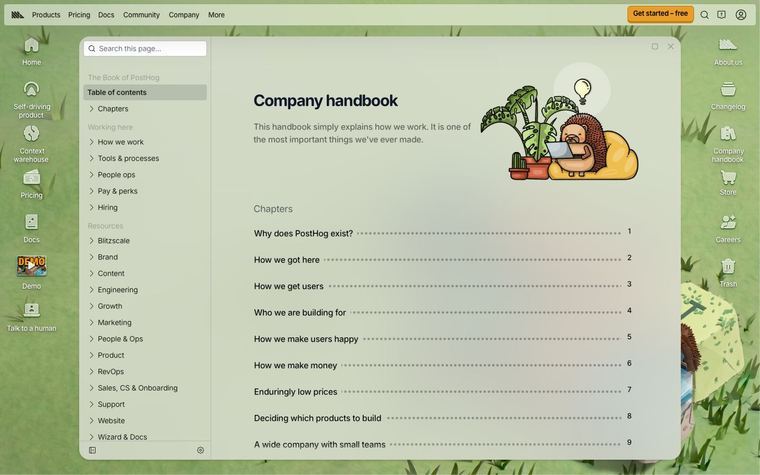 PostHog: Handbook - PostHog