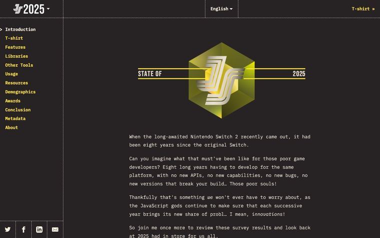 Devographics: State of JavaScript 2025